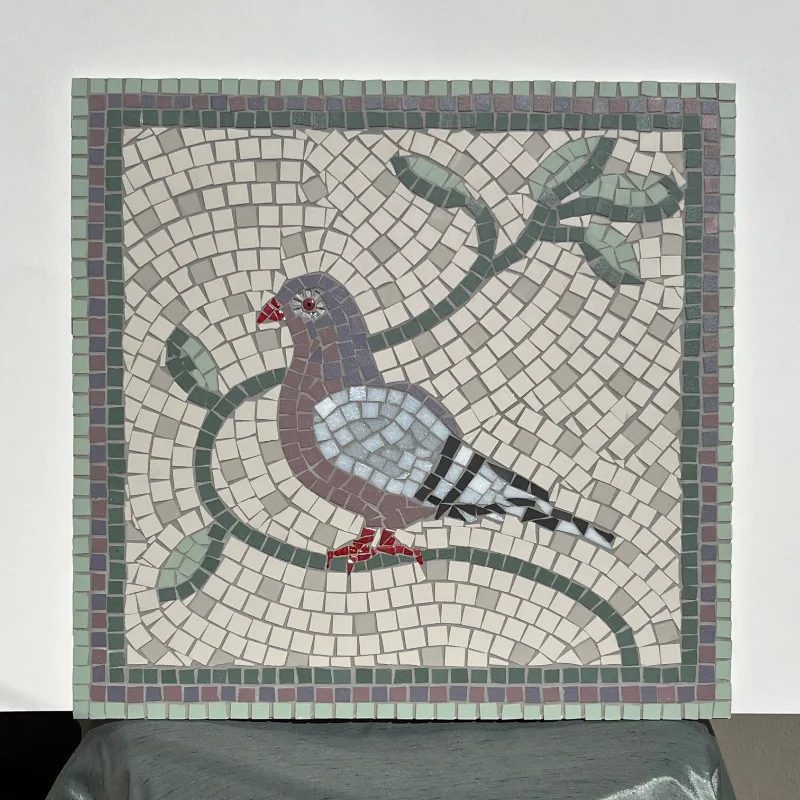 Inspired by ancient Roman mosaics, the Roman Style Pigeon brings classical beauty to your home or garden.