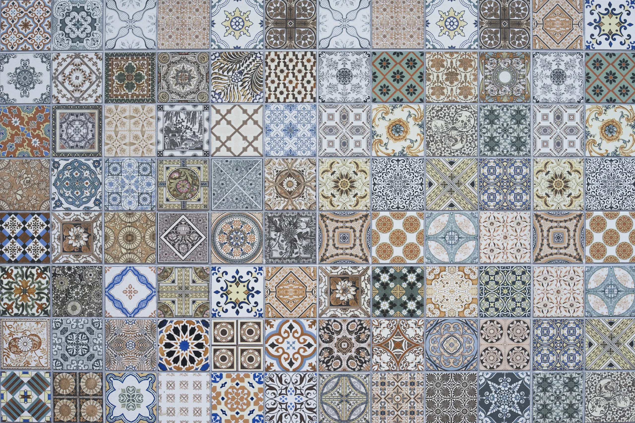 Tiles Floor Ornament Collection Tiles Floor Ornament Collection Gorgeous Seamless Patchwork Colorful Painted Tin Glazed Ceramic Tilework Pattern